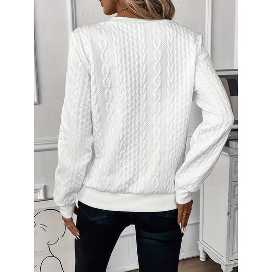 Jersey con cremallera para mujer, vista frontal