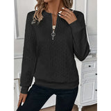 Jersey con cremallera para mujer, look completo