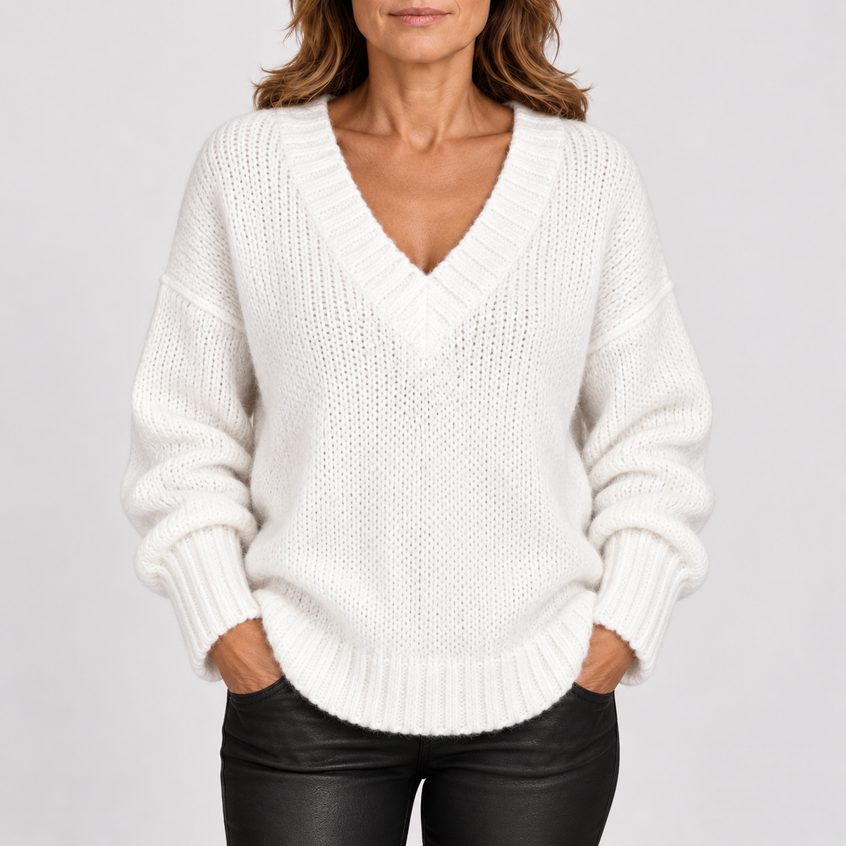 Jersey de punto elegante para mujer