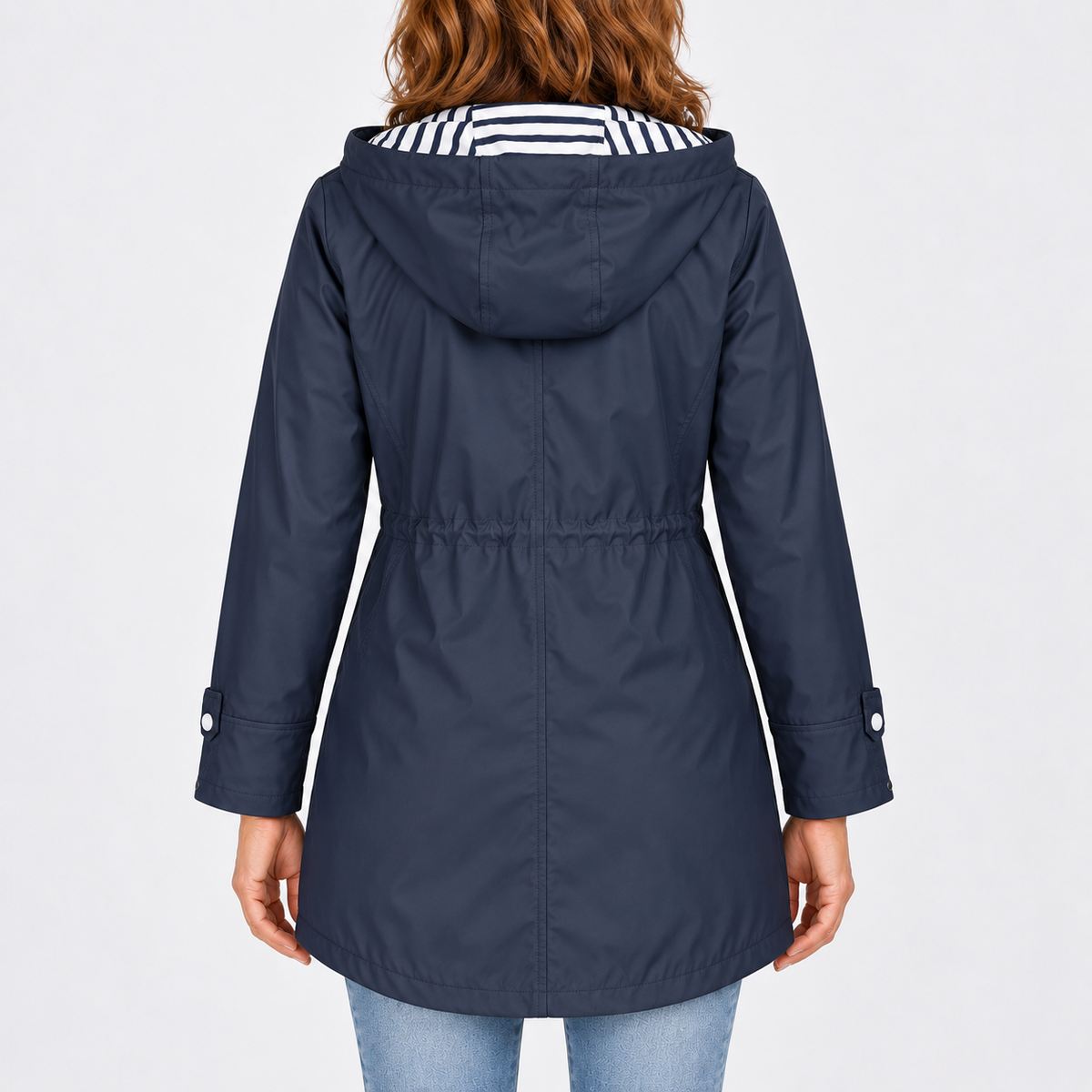 Parka con capucha para mujer