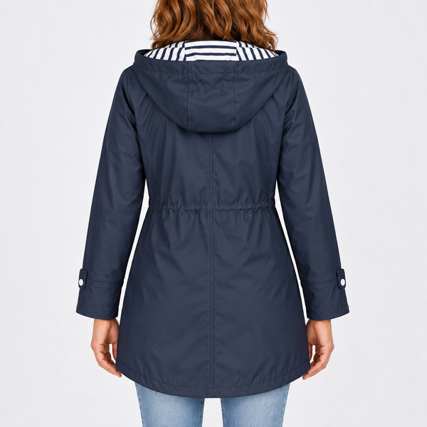 Parka con capucha para mujer